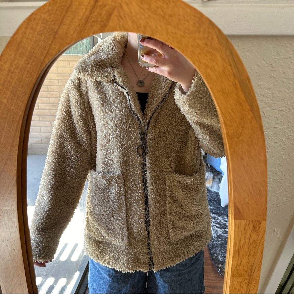 Oversized Fluffy Steve Madden Coat